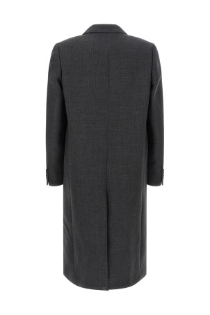 Двобортне пальто сірого кольору DRIES VAN NOTEN  2520202412058803