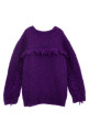 Светр з бахромою Фіолетовий DOUUOD (DT9P20W0137889) Светр з бахромою Фіолетовий DOUUOD (DT9P20W0137889)