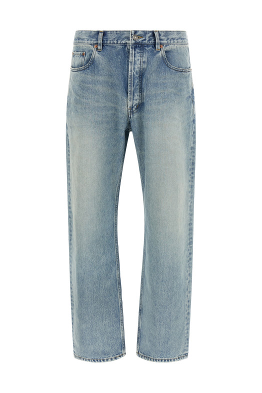 Джинси з широкими штанинами, СИНІ SAINT LAURENT 795478Y35AQ5107