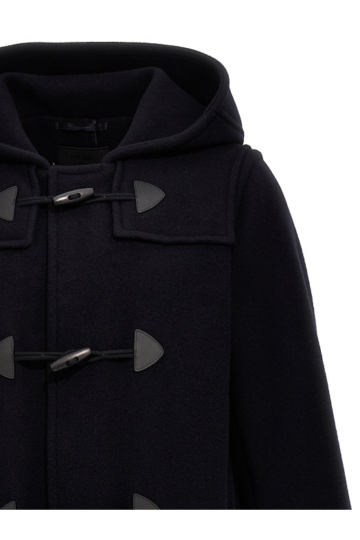 Длинное пальто «Монтгомери», синее PRADA SGC3611Z83F0008