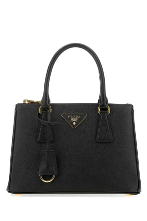 Black leather mini Galleria handbag Black PRADA (1BA896NZV)