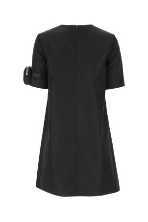 Black re-nylon dress Black PRADA (230620S2011WQ8)