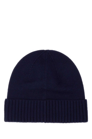 Midnight blue wool beanie hat POLO RALPH LAUREN (710886137)