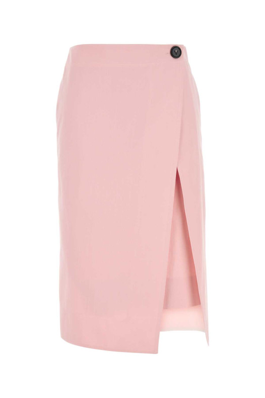 Pink twill skirt BOTTEGA VENETA (831818V5PB0)