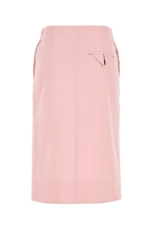 Pink twill skirt BOTTEGA VENETA (831818V5PB0)