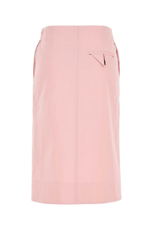 Pink twill skirt BOTTEGA VENETA (831818V5PB0)