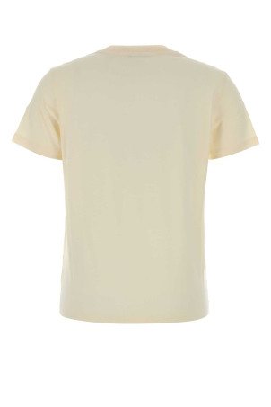 Cream cotton t-shirt MONCLER (L10938C0002189AUO)