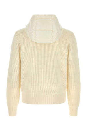 Ivory wool blend jacket Multicolor MONCLER (L20919B00059M4281)