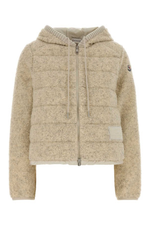 Melange sand teddy fabric jacket MONCLER (L20938G0003489BI4)