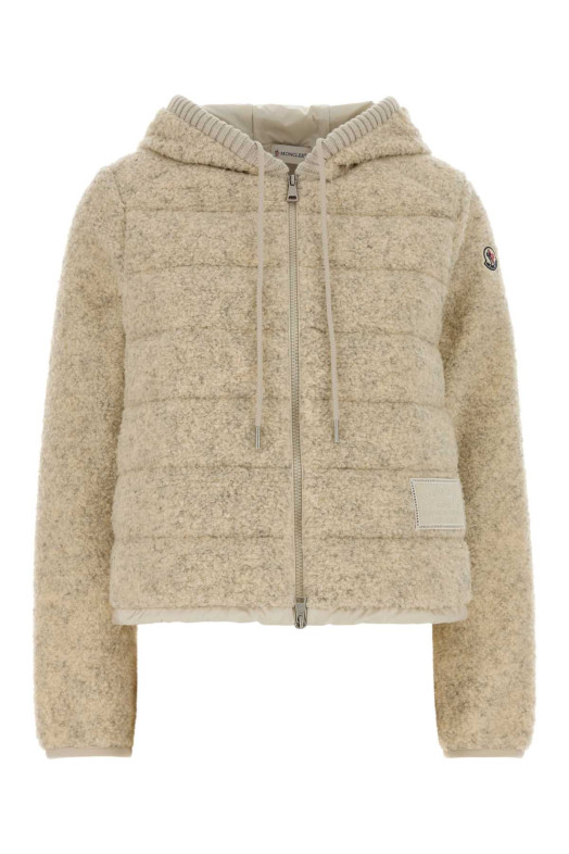 Melange sand teddy fabric jacket MONCLER (L20938G0003489BI4)