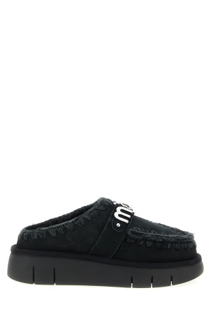 'Bounce clog' sabots Black