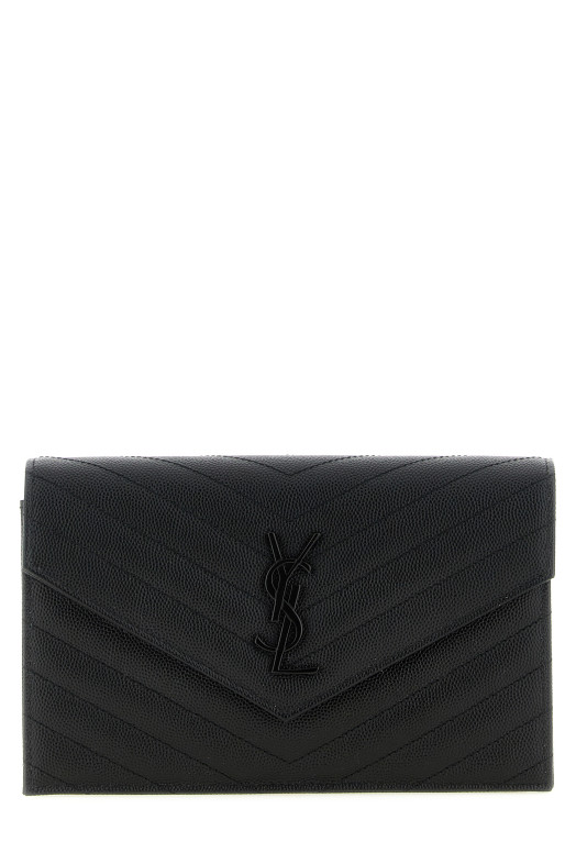 Мини-сумка через плечо «Envelope», черная SAINT LAURENT 857605BOW081000