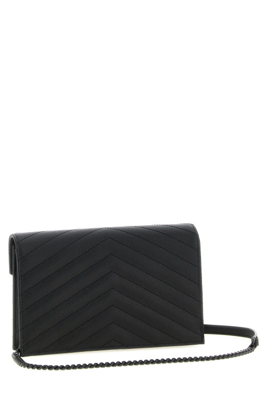 Мини-сумка через плечо «Envelope», черная SAINT LAURENT 857605BOW081000