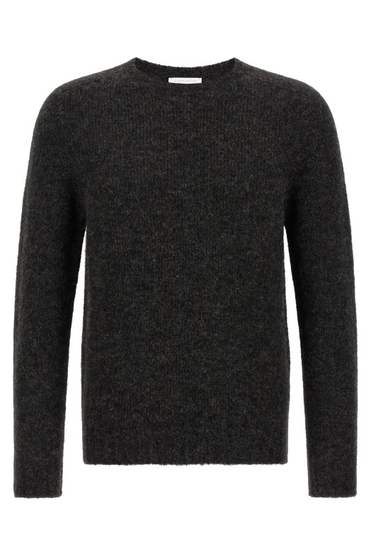 Brushed alpaca sweater Gray
