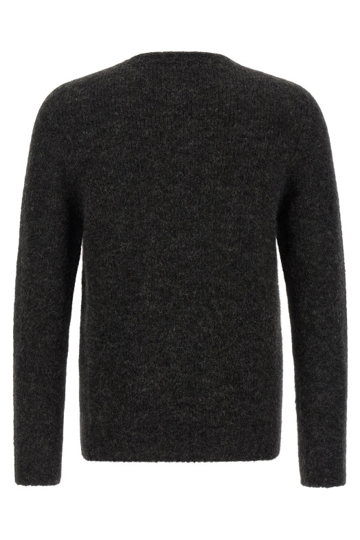 Brushed alpaca sweater Gray