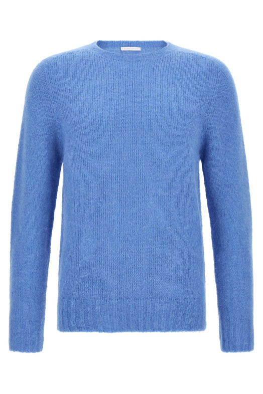 Brushed alpaca sweater BLUE