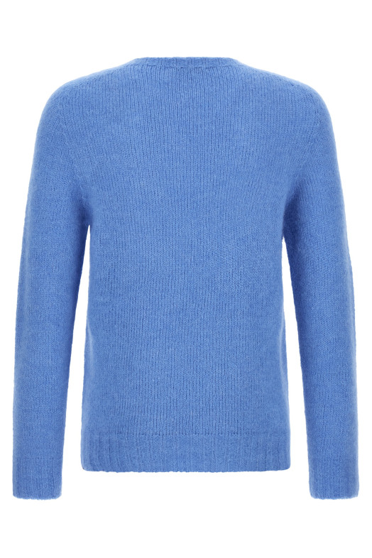 Brushed alpaca sweater BLUE