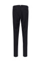 Фланелевое платье в тонкую полоску, синее ZEGNA 422070A422FT2Y7