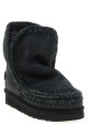 'Eskimo 18 Rhinestone Logo' ankle boots Black
