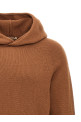 Wool hooded sweater Brown