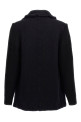 Двубортное шерстяное пальто синего цвета COMME DES GARCONS SHIRT FNC501W241