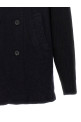 Двубортное шерстяное пальто синего цвета COMME DES GARCONS SHIRT FNC501W241