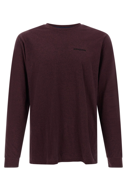 'Responsibili' T-shirt Bordeaux