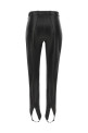 Кожаные леггинсы черного цвета BALMAIN PA00000000050PA