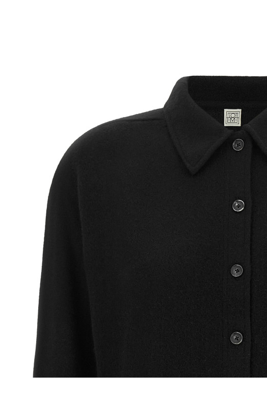 Cashmere shirt Black