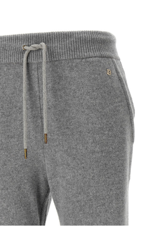 Джоггеры из кашемира, серые BALMAIN PA0000000066C08