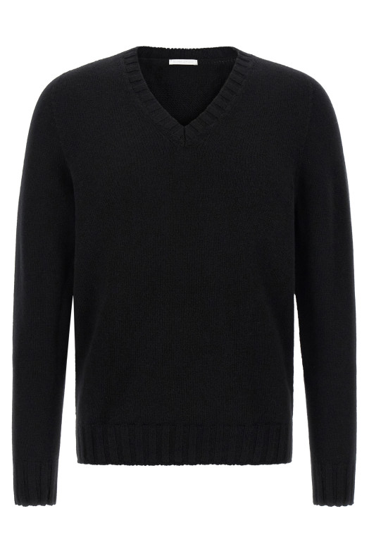 Cashmere V-sweater Black