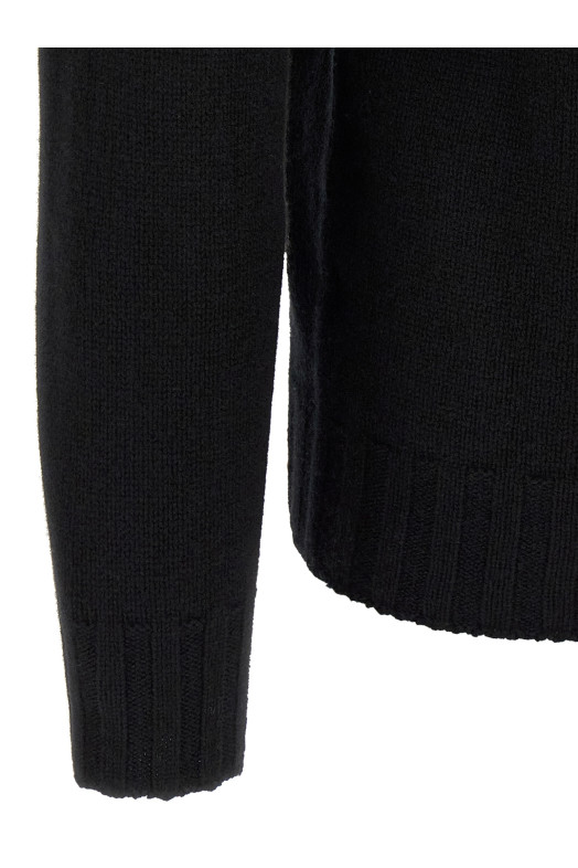 Cashmere V-sweater Black