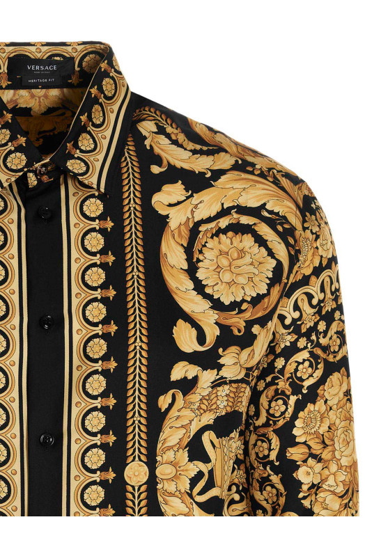 'Barocco' shirt Gold