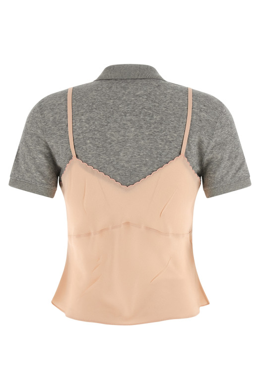 Гибридный топ «Multicolor» MIU MIU MT2164SOOO18JKF04W7