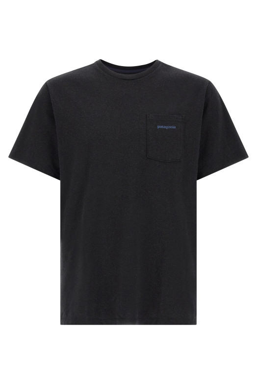 'Boardshort Logo Pocket Responsibili-Tee®' T-shirt Black