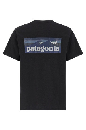 'Boardshort Logo Pocket Responsibili-Tee®' T-shirt Black