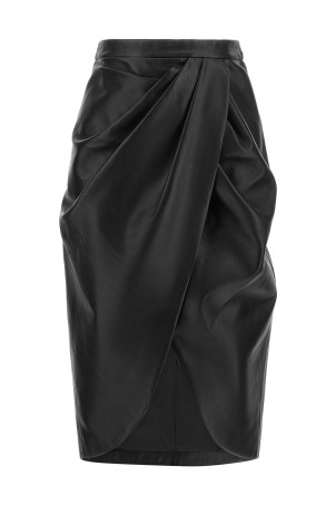 Leather skirt Black