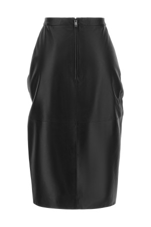 Leather skirt Black