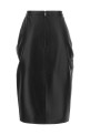 Leather skirt Black
