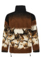 Graphic print sweatshirt Brown