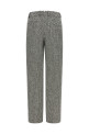 Houndstooth pattern pants Black-grey