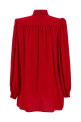 Valentino Garavani silk shirt with bow Red