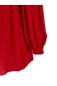Valentino Garavani silk shirt with bow Red