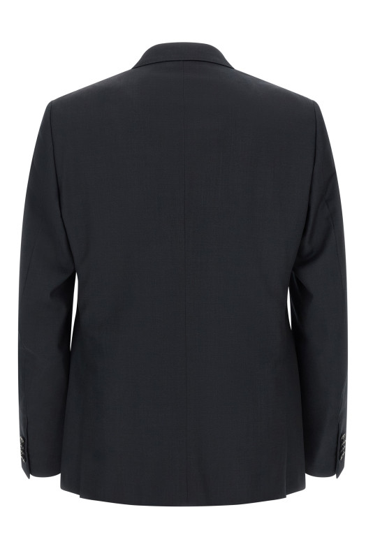 Шерстяное платье синего цвета ZEGNA 422708A428QCGN7