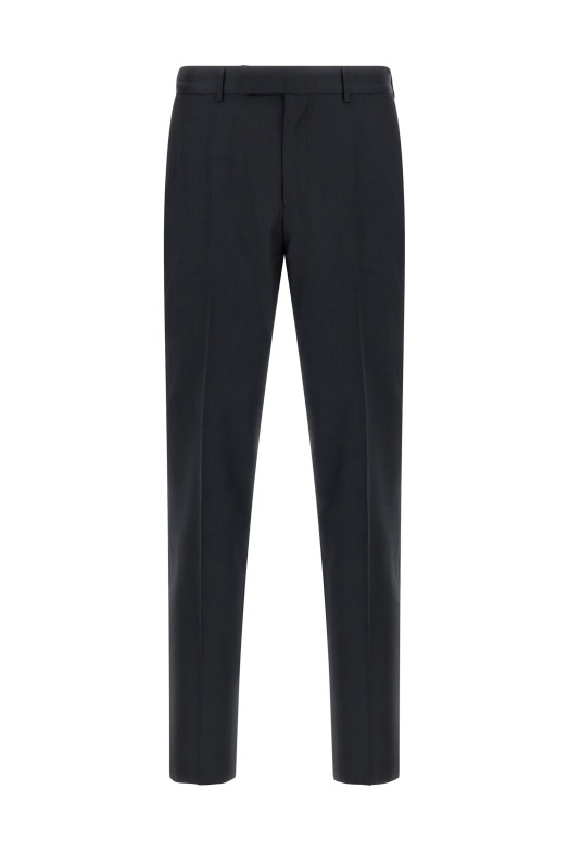 Шерстяное платье синего цвета ZEGNA 422708A428QCGN7