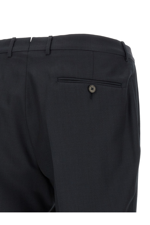 Шерстяное платье синего цвета ZEGNA 422708A428QCGN7