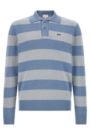 Бавовняна сорочка-поло СИНЯ LACOSTE AH0488VDB