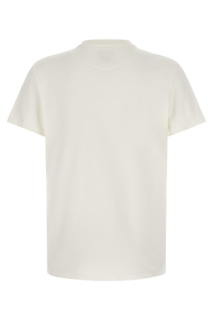 Logo embroidery t-shirt White