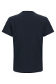 Logo embroidery t-shirt Blue