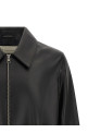 Кожаная куртка, черная AMI PARIS HJK954LH0068001